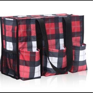 Zip-Top Organizing Utility Tote - Check Mate